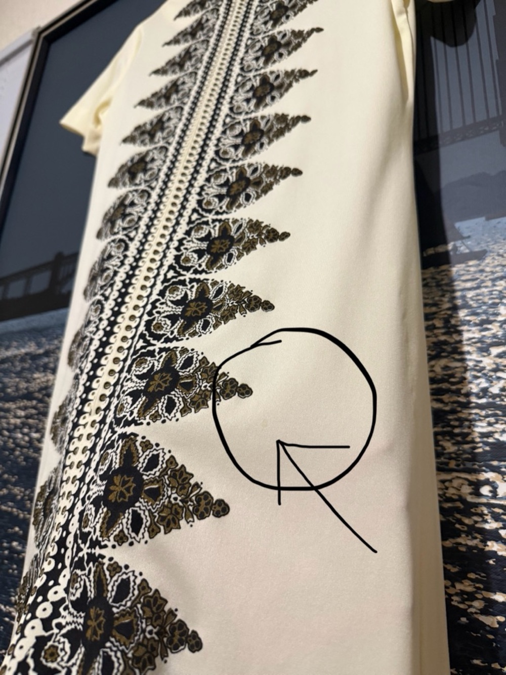 RARE 1970s Alfred Shaheen Signed Cheongsam Maxi Dress - Picture 11 of 14